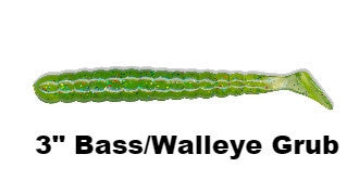 3" Bass/Walleye/Striper Grub